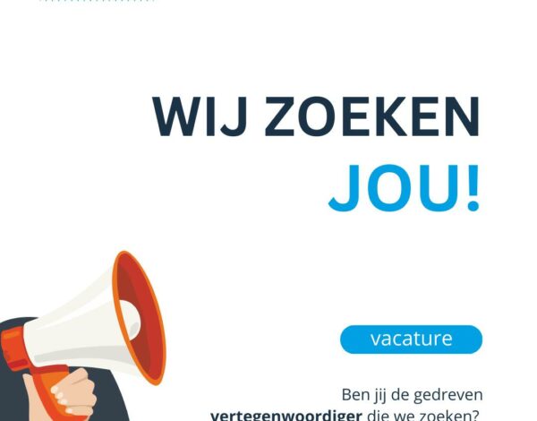 Wij zoeken een vertegenwoordiger