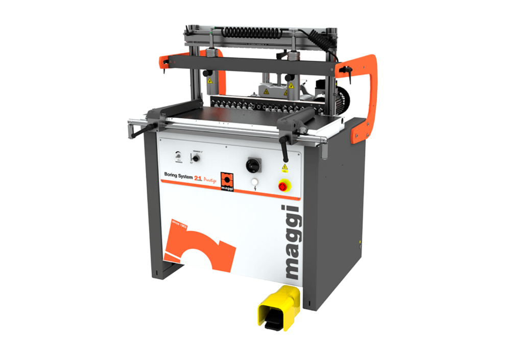 Maggi Boring System 21 Prestige rijboring machine voor nauwkeurig serieboren in hout