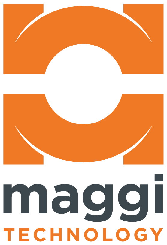 Maggi Technology logo voor houtbewerkingsmachines en radiaalzaagmachines.